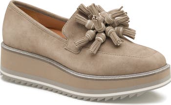 Johnston & Murphy Beige Suede Tassel Loafer Nwot Men main image 3