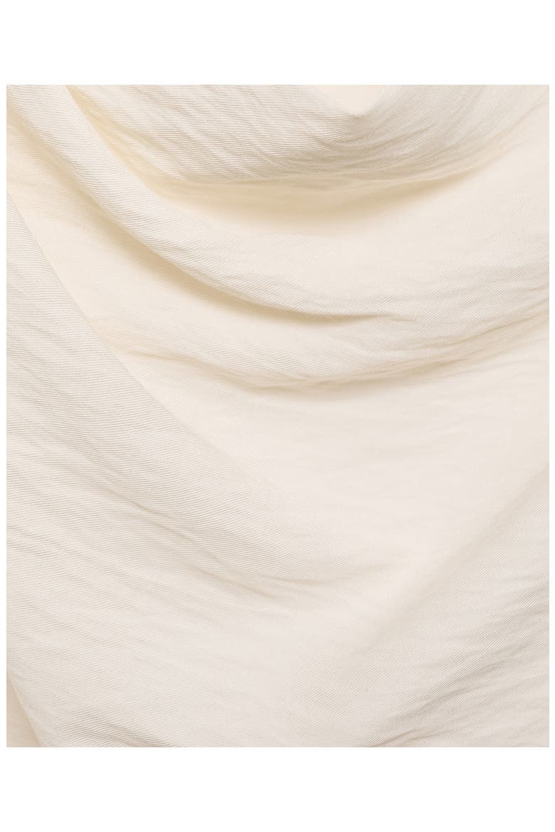 Textured Drape Neck Top, Alternate, color, ECRU