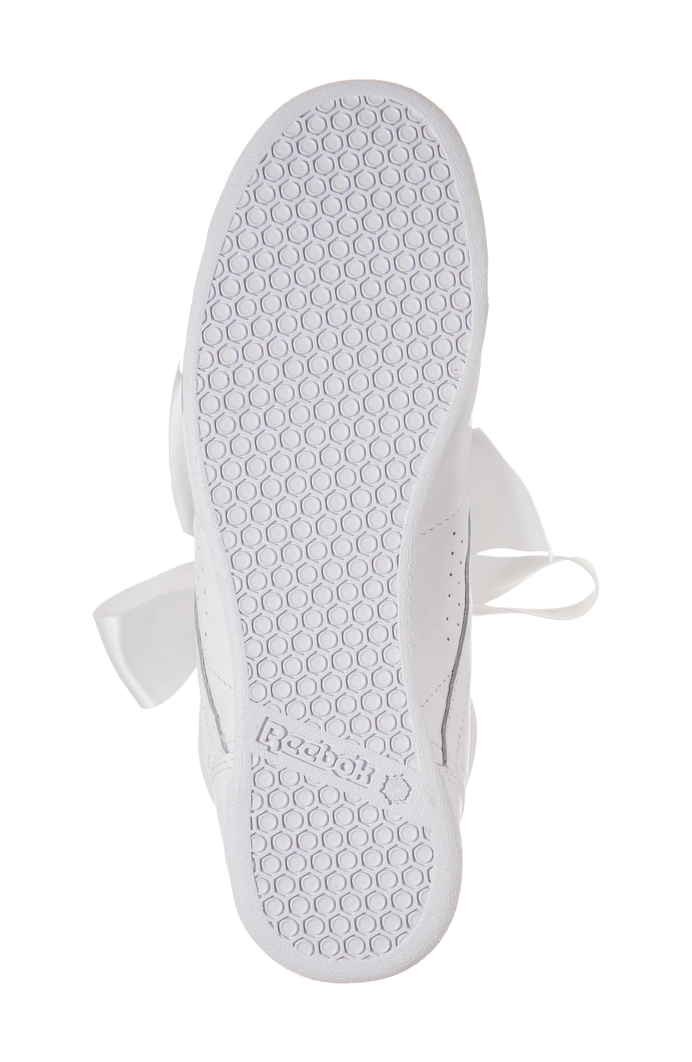 Reebok Freestyle Hi Satin Bow Sneaker, Alternate, color, 