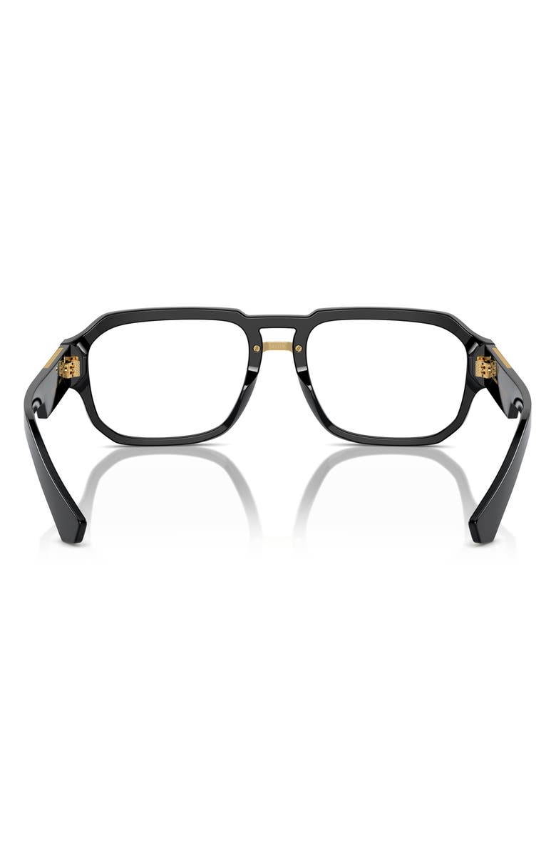 Dolce&Gabbana 53mm Pilot Optical Glasses, Alternate, color, 