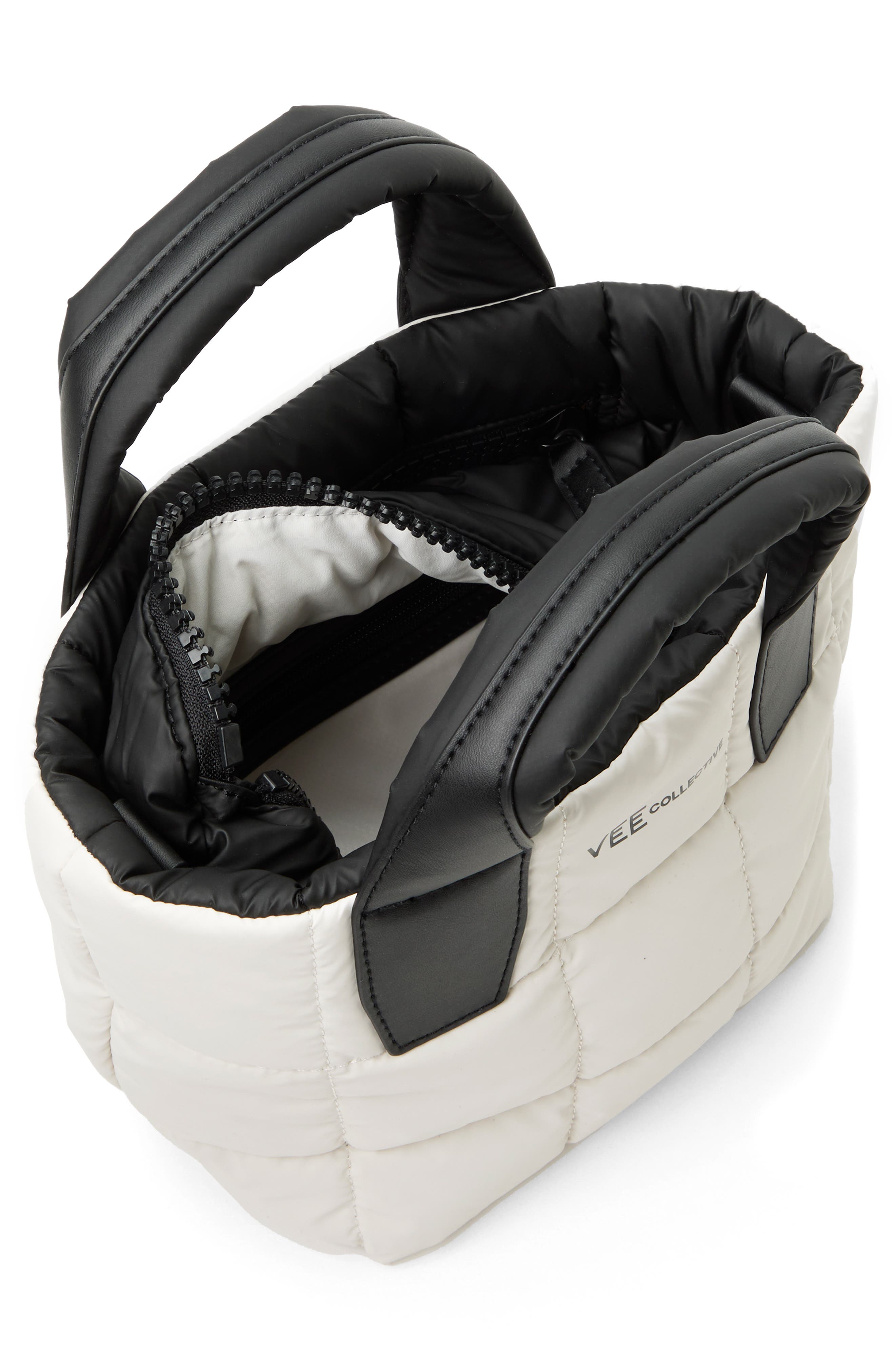 VeeCollective Mini Porter Water Resistant Quilted Recycled Nylon Tote, Alternate, color, 