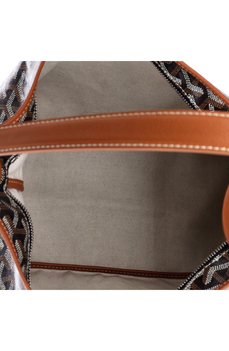 Pre-Owned Goyard Boheme Hobo Coated Canvas, Alternate, color, Brown