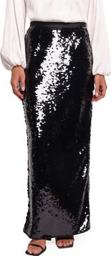 Petal & Pup Alro Sequin Column Skirt