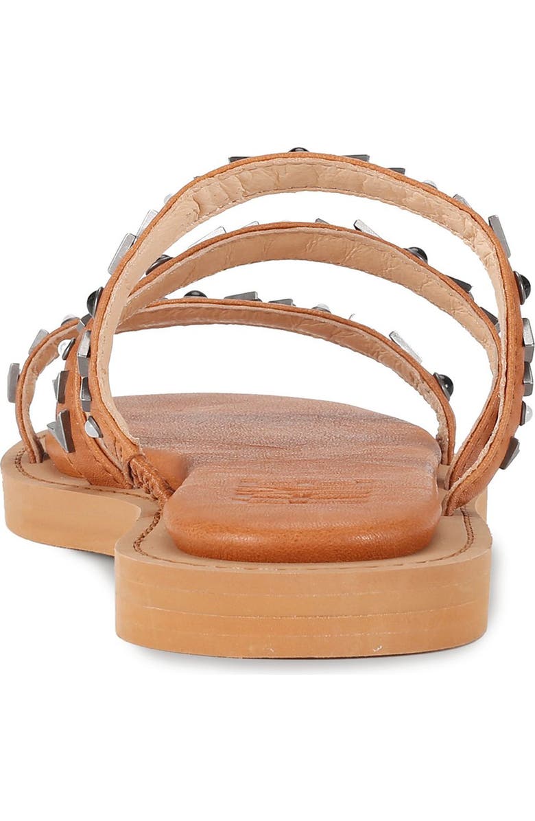 Frye Faye Studded Strappy Slide Sandal, Alternate, color, Tan