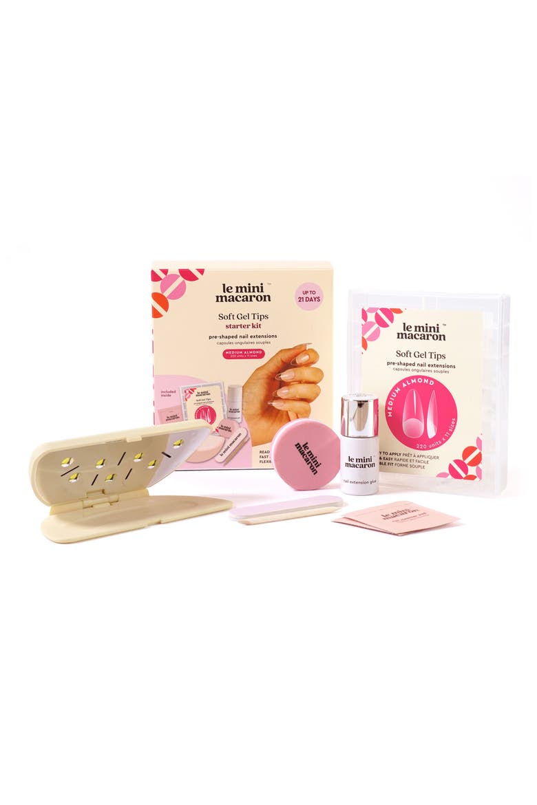 Soft Gel Tips Nail Starter Kit, Main, color, NONE