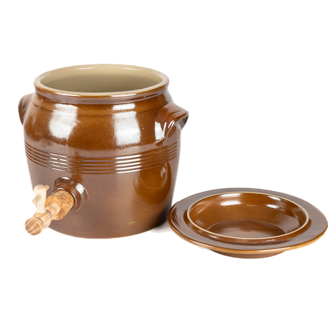 Vintage Vinegar Berry Jar with Lid