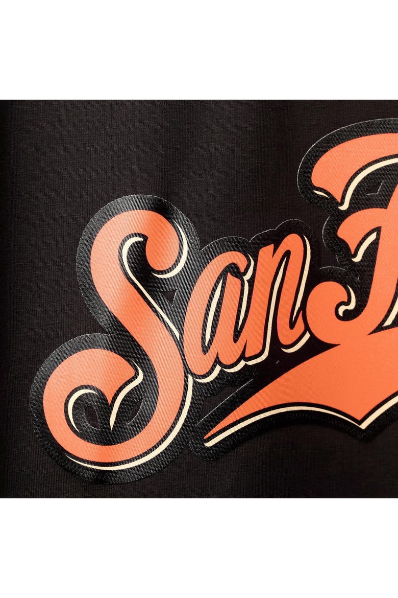 Men's Pro Standard Black/ San Francisco Giants Taping T-Shirt, Alternate, color, Black