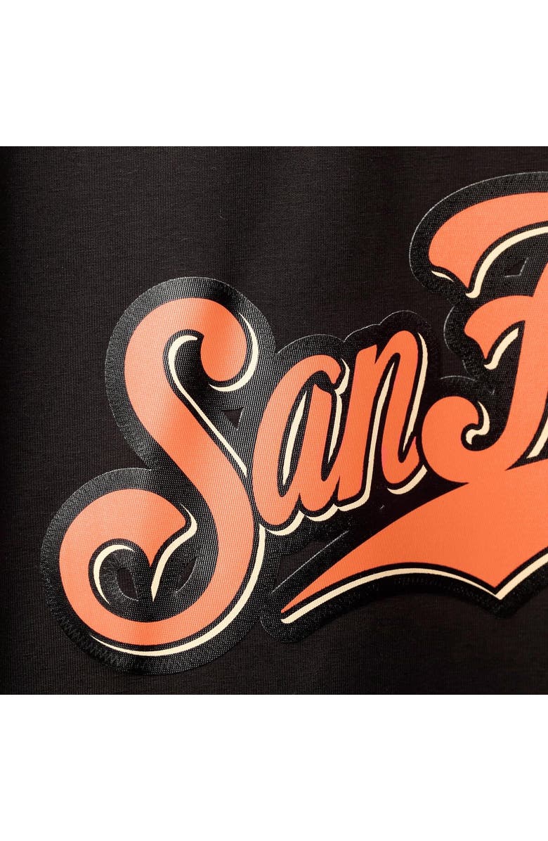 PRO STANDARD Men's Pro Standard Black/ San Francisco Giants Taping T-Shirt, Alternate, color,