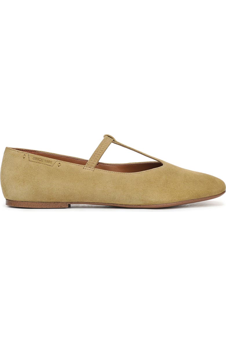 Franco Sarto Maaja T-Strap Flat, Alternate, color, Senape Brown