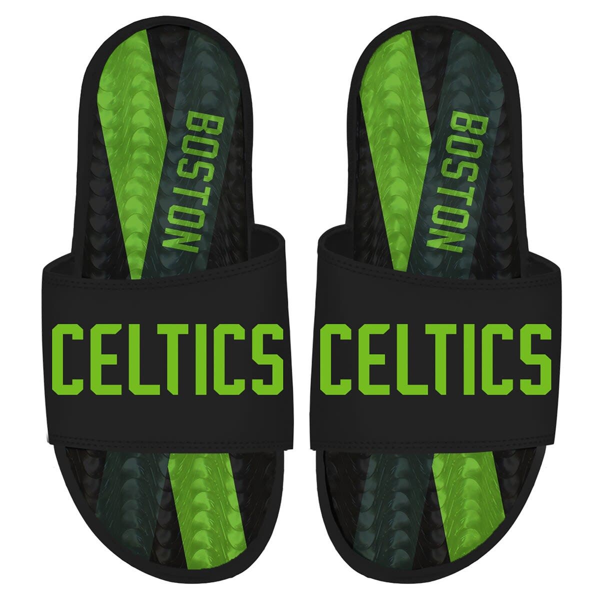 ISLIDE Men's ISlide Boston Celtics 2024/25 City Edition Gel Slide Sandals, Main, color, 