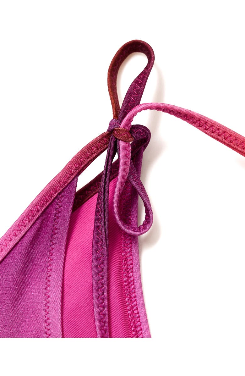 MANGO Metallic Ombré Hipster Bikini Bottoms, Alternate, color,