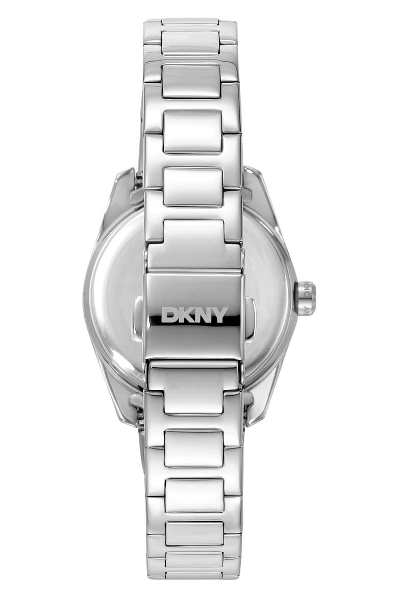 Evening Crystal Bezel Bracelet Watch, 28mm, Alternate, color, BLACK
