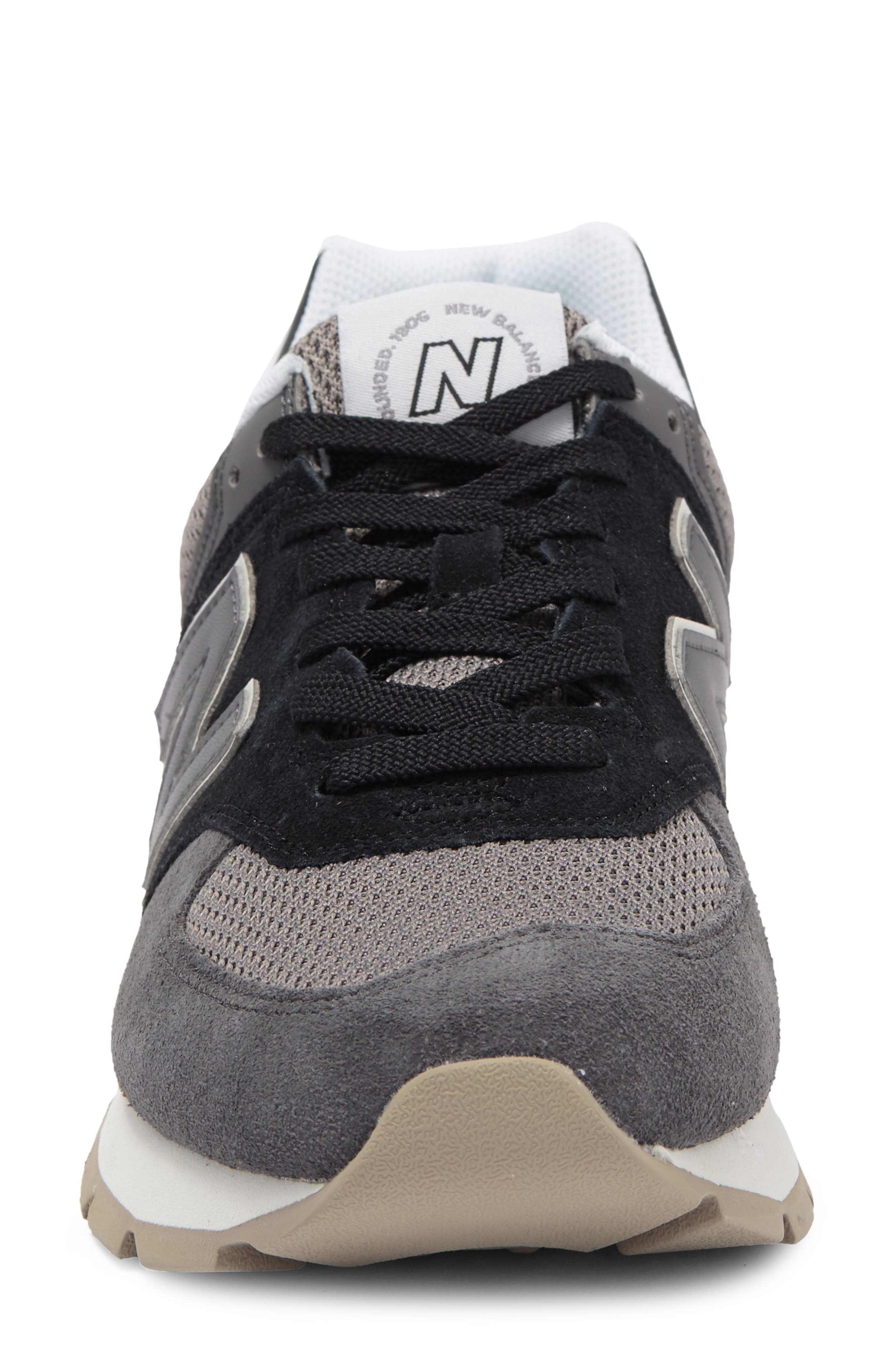574 D Rugged Sneaker, Alternate, color, BLACK/ BLACK