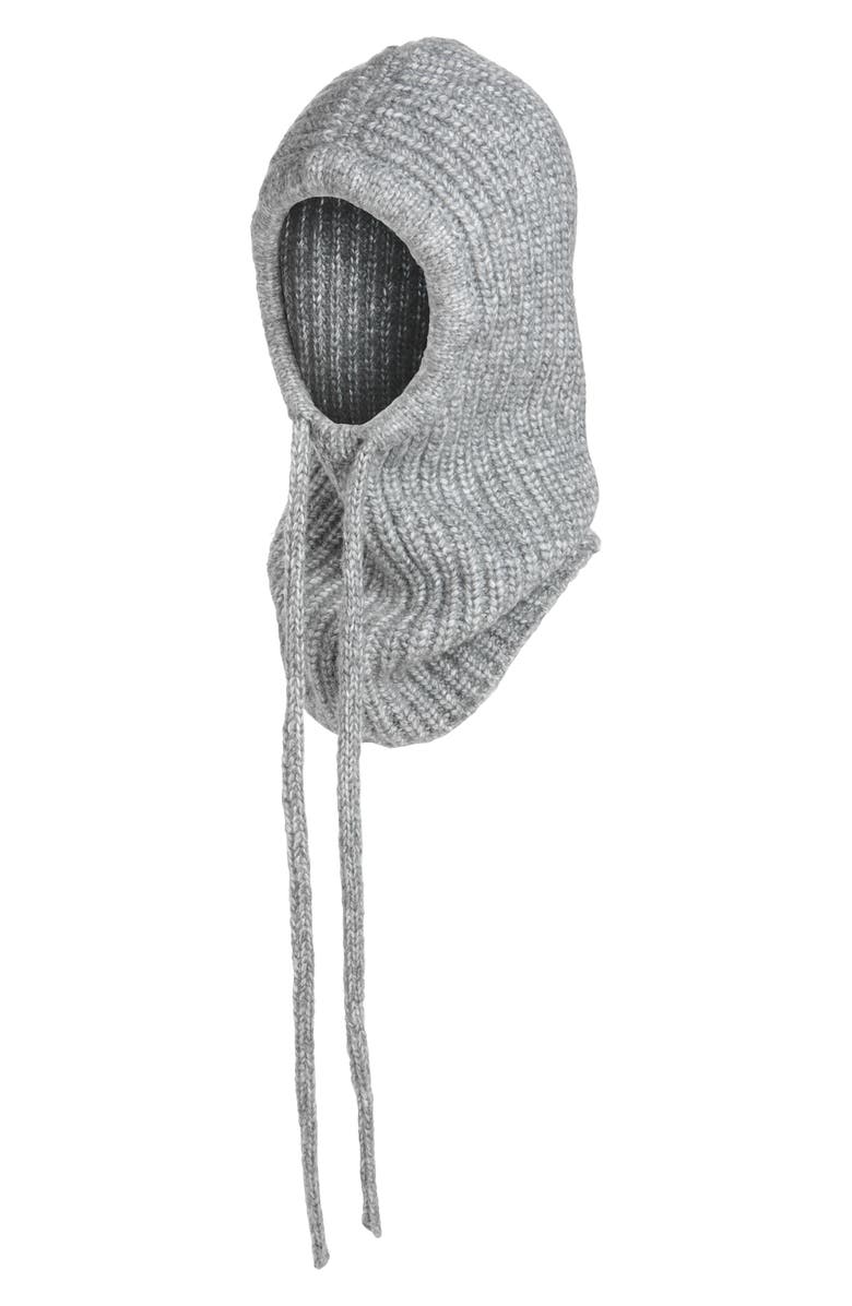 Topshop Hero Rib Balaclava, Main, color,