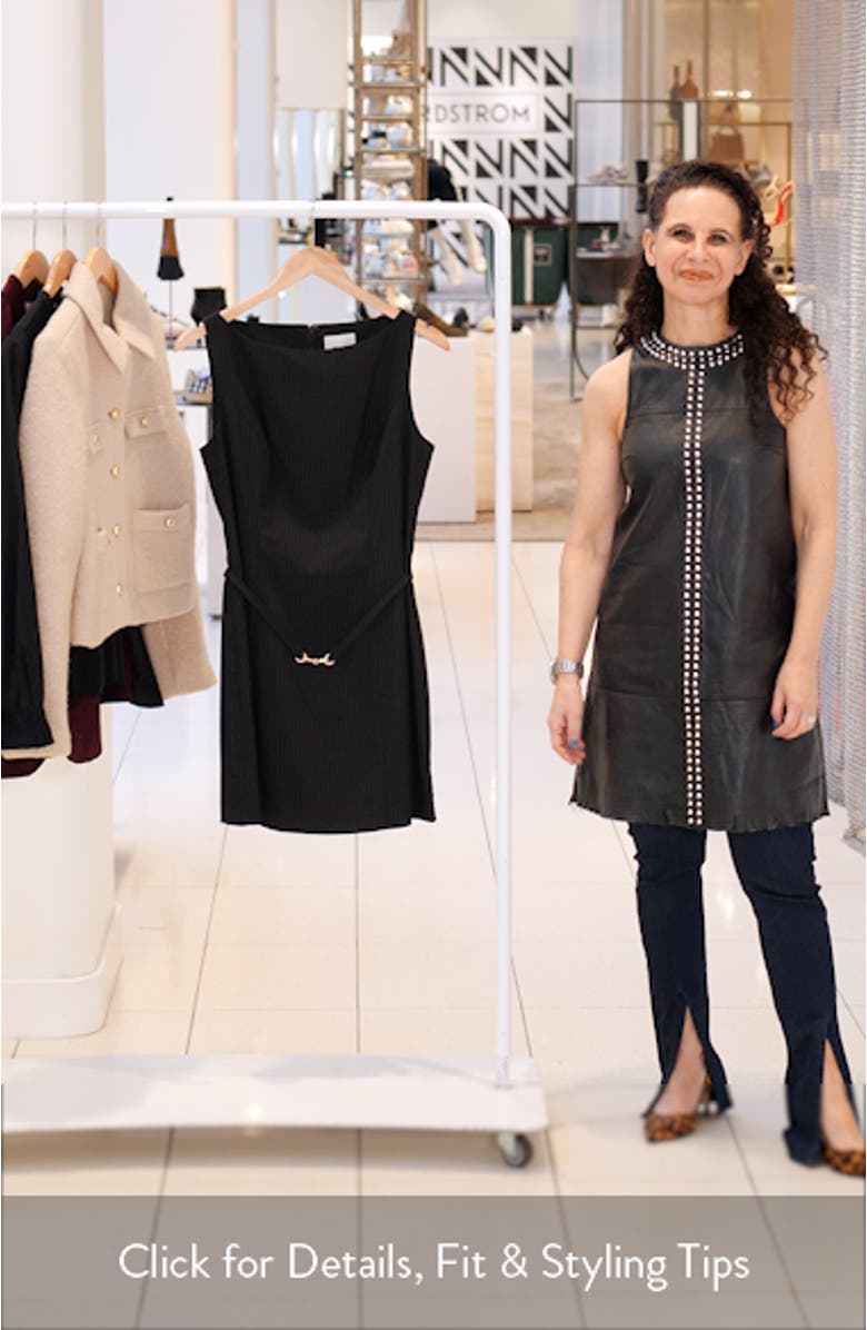 Taya Sleeveless Sheath Minidress, sales video thumbnail