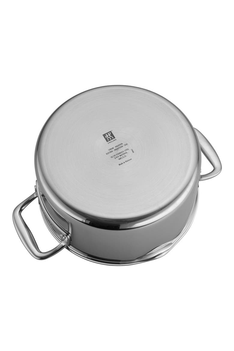 Clad CFX 6-Quart Nonstick Dutch Oven, Alternate, color, STAINLESS STEEL