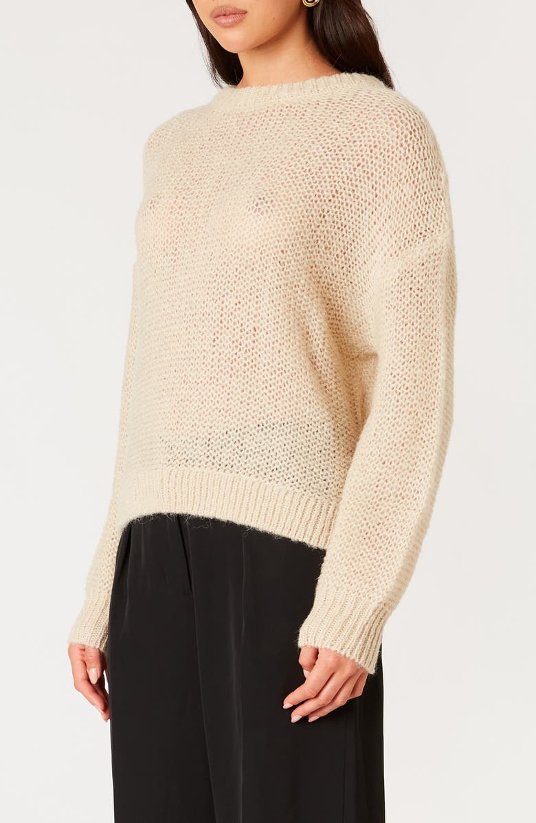 Nia Paolo Sweater, Alternate, color, Stone