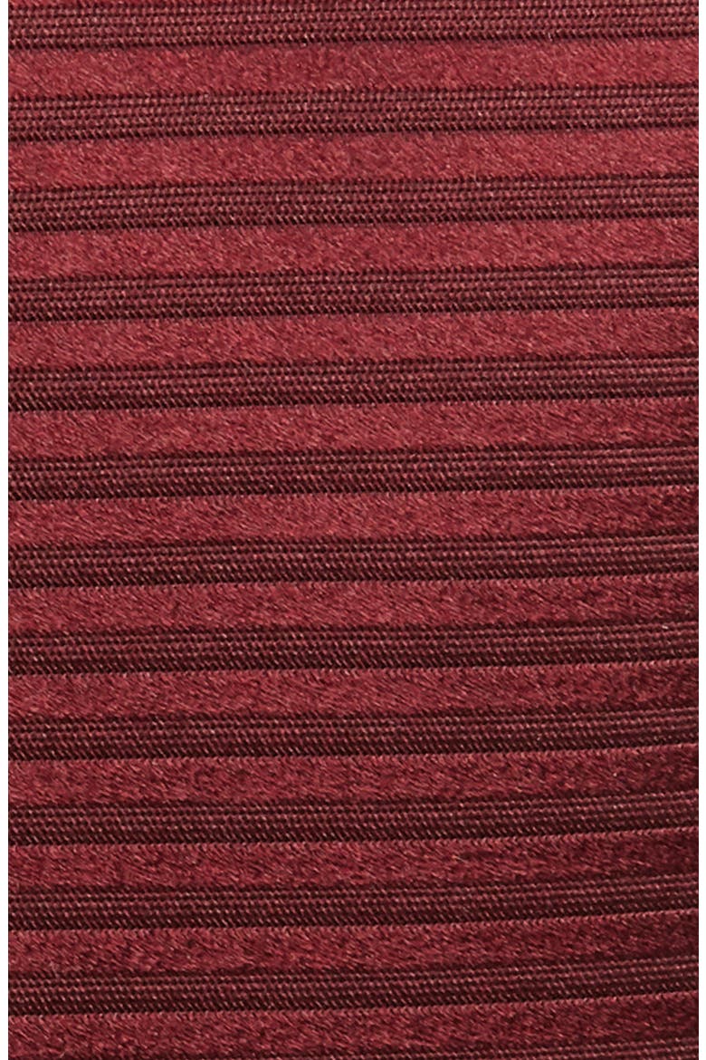 Solid Silk Tie, Alternate, color, BURGUNDY