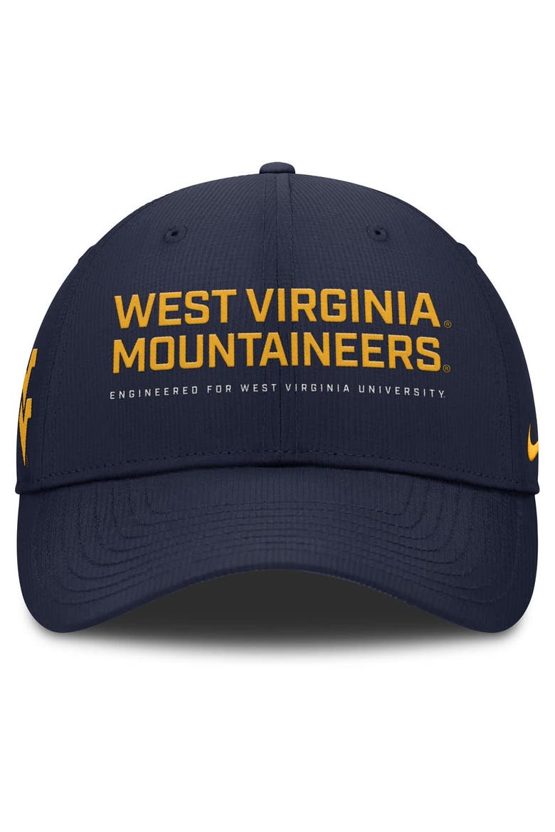 Men's Nike Navy West Virginia Mountaineers 2025 On-Field Gameday Club Adjustable Hat, Alternate, color, Navy