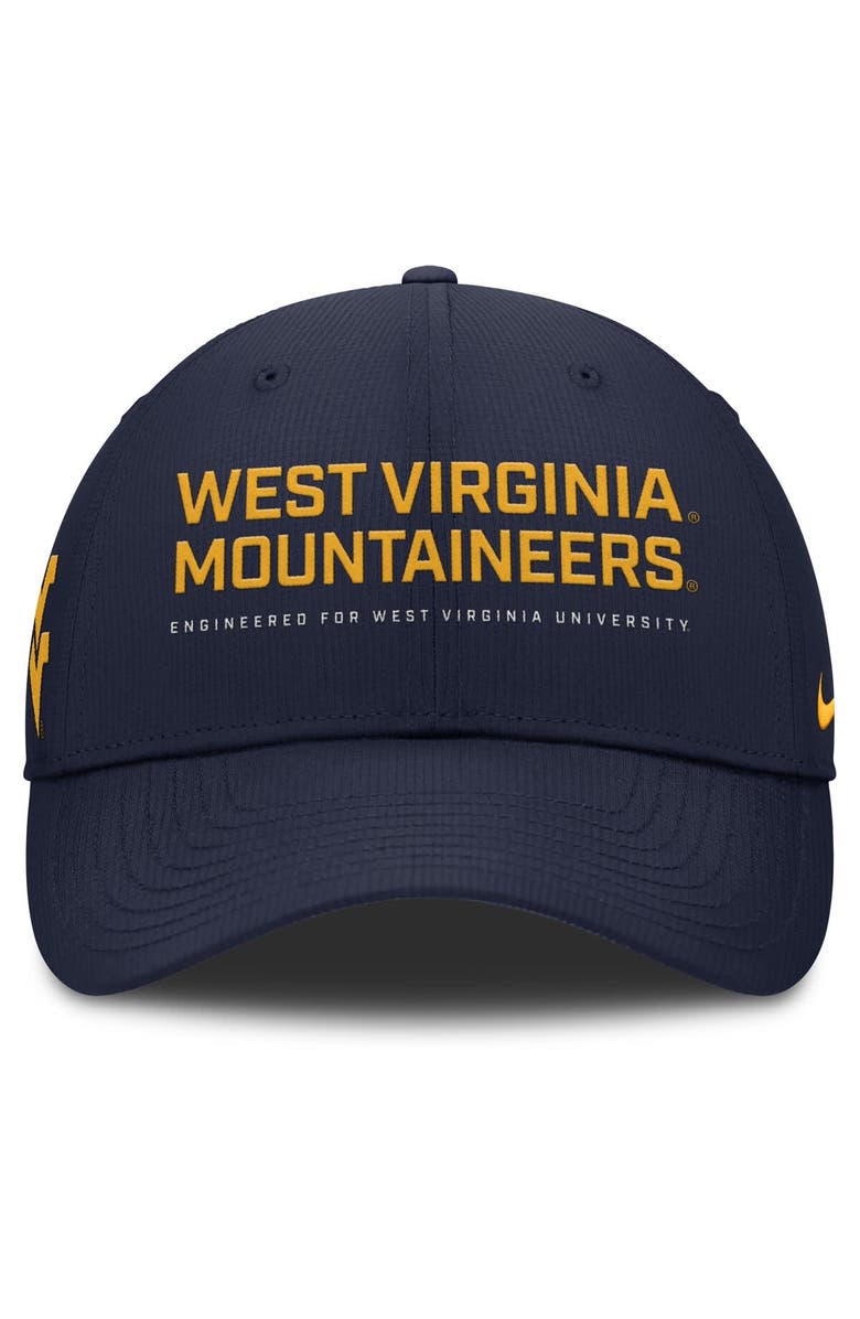 Nike Men's Nike Navy West Virginia Mountaineers 2025 On-Field Gameday Club Adjustable Hat, Alternate, color, Navy