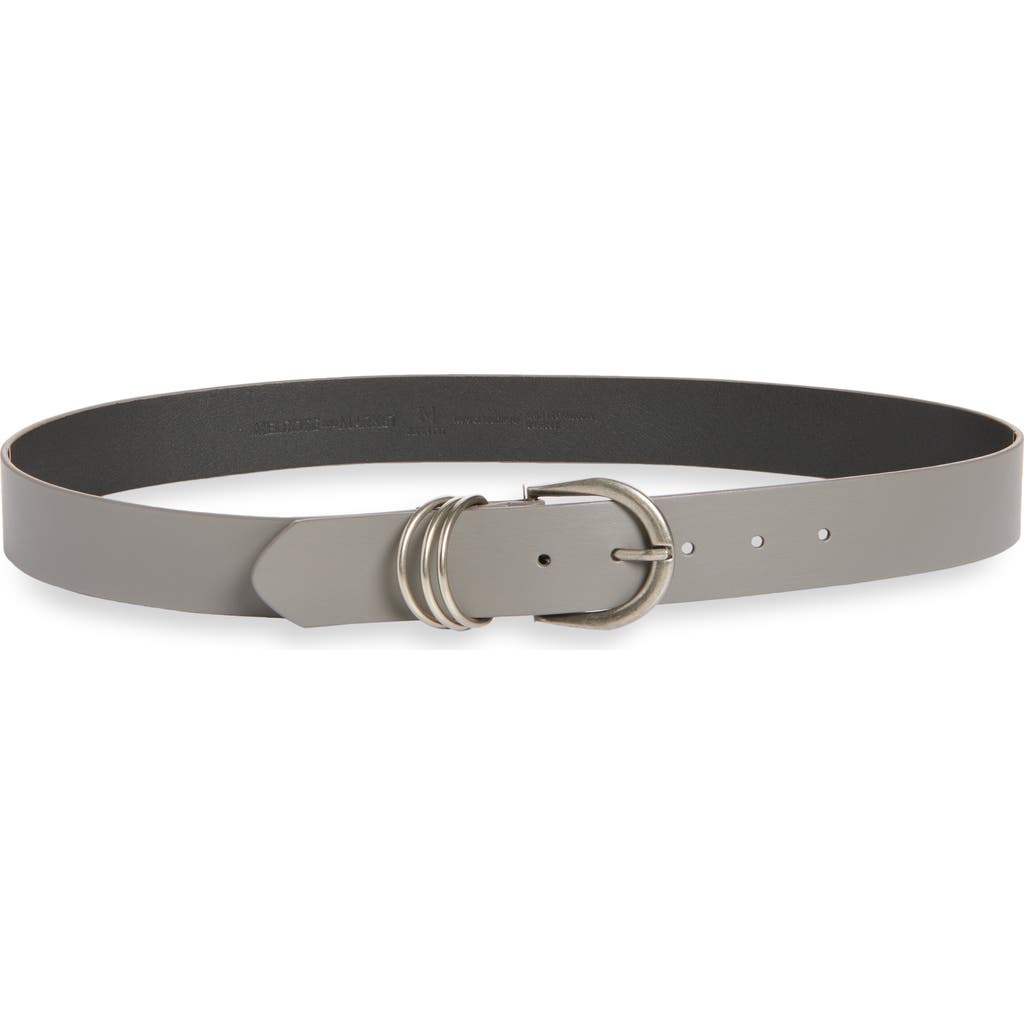 Melrose And Market Mae Triple Keeper Belt In Grey Excalibur
