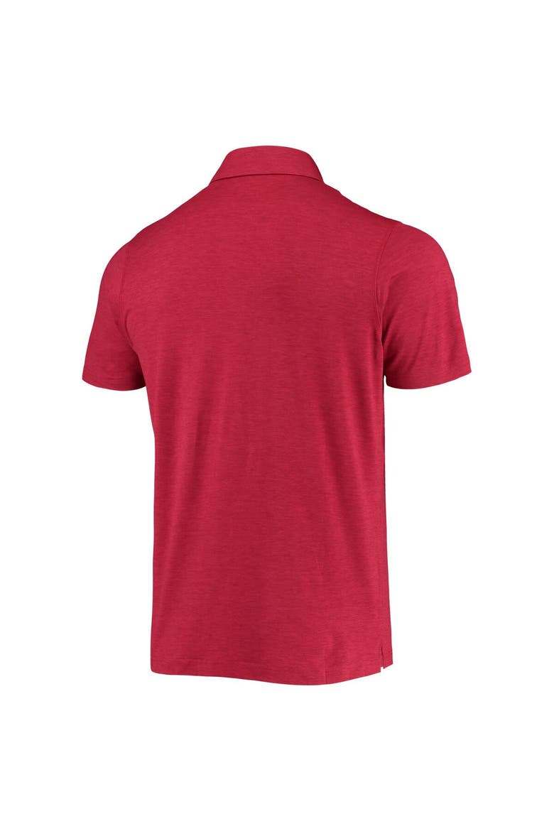 Men's Columbia Cardinal Arkansas Razorbacks Tech Trail Omni-Shade Polo, Alternate, color, Cardinal