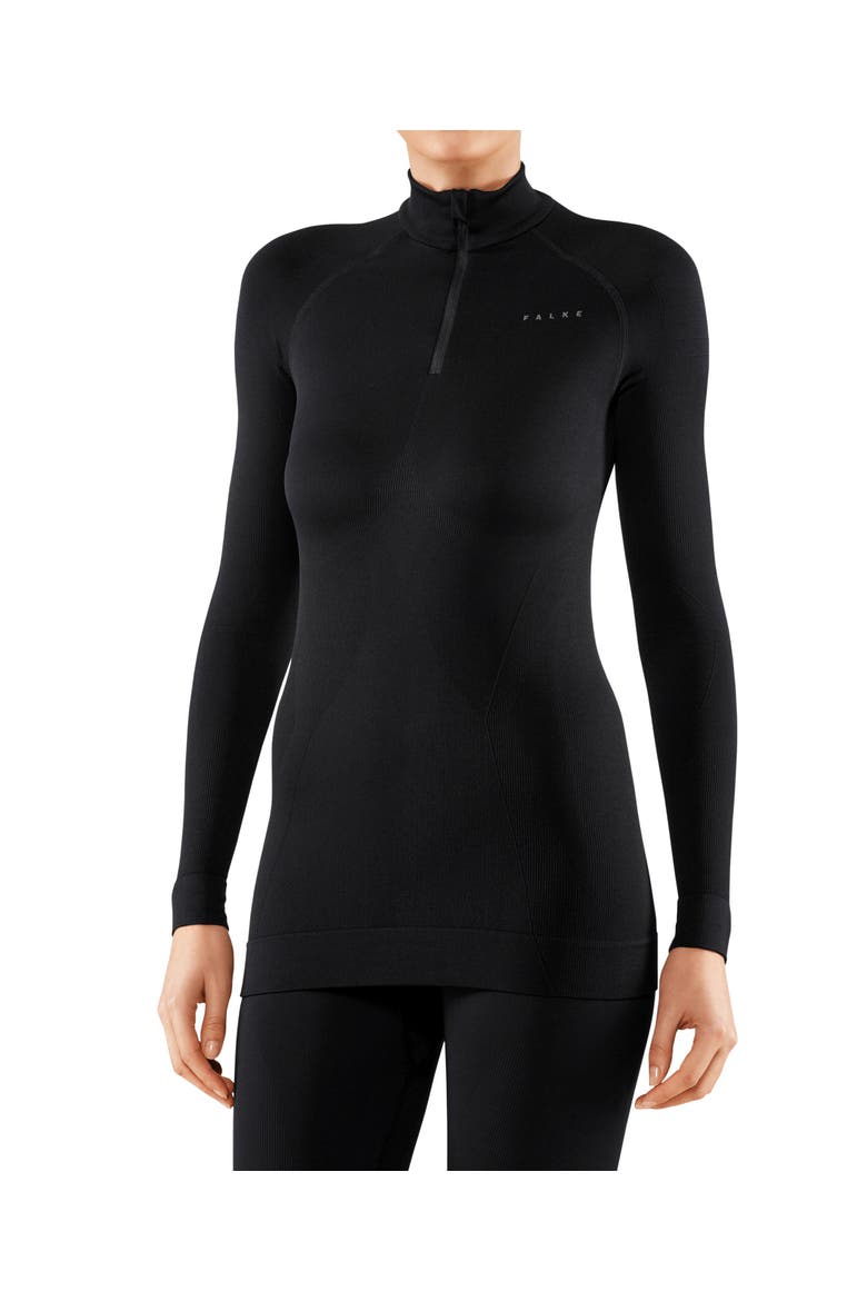 Maximum Warm Zip Base Layer Top, Main, color, Black