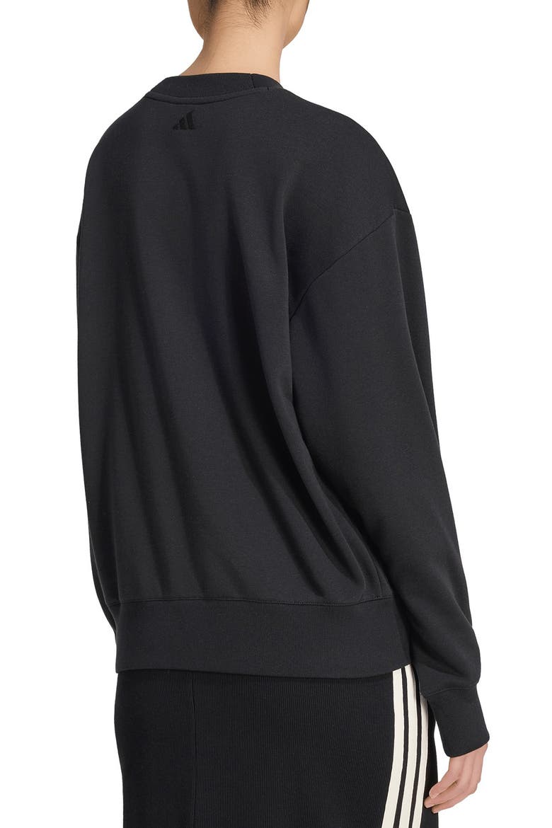Logo Graphic Pullover Sweatshirt, Alternate, color, BLACK