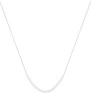 Bearfruit Jewelry Sterling Silver 18k Gold Plated Rosalie Pearl Necklace Trendy Piece