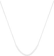 Bearfruit Jewelry Sterling Silver 18k Gold Plated Rosalie Pearl Necklace Trendy Piece