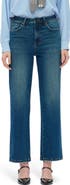 Bayeas High Waist Straight Leg Jeans