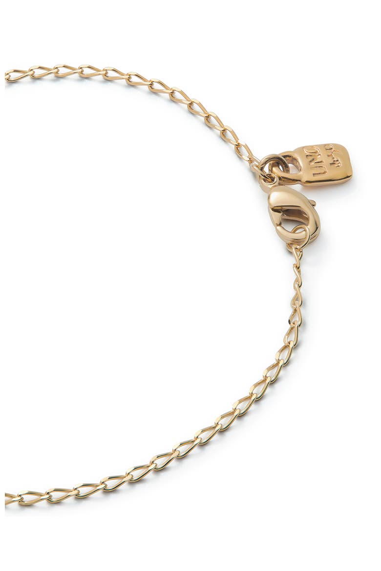 Oval Link Charm Bracelet, Alternate, color, Gold