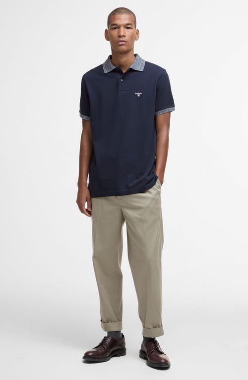 Barbour Marlton Tailored Fit Polo In Blue
