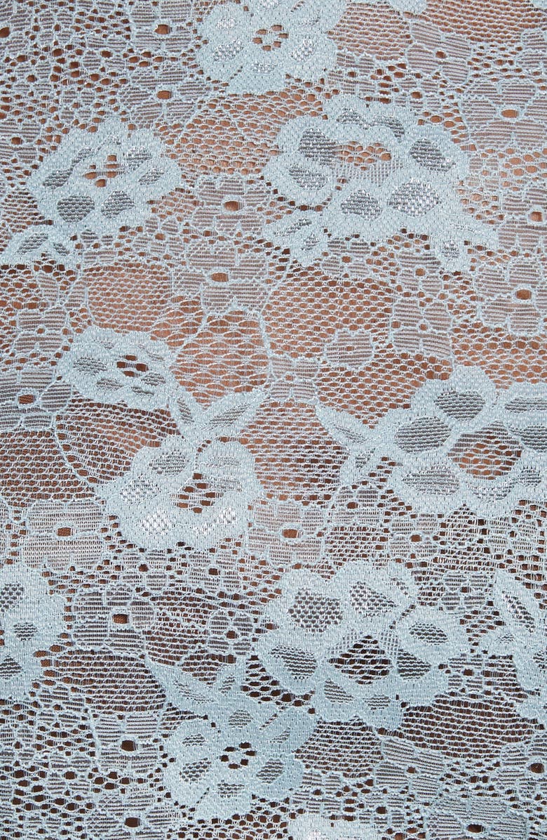 Open Edit Ruched Lace Top, Alternate, color,