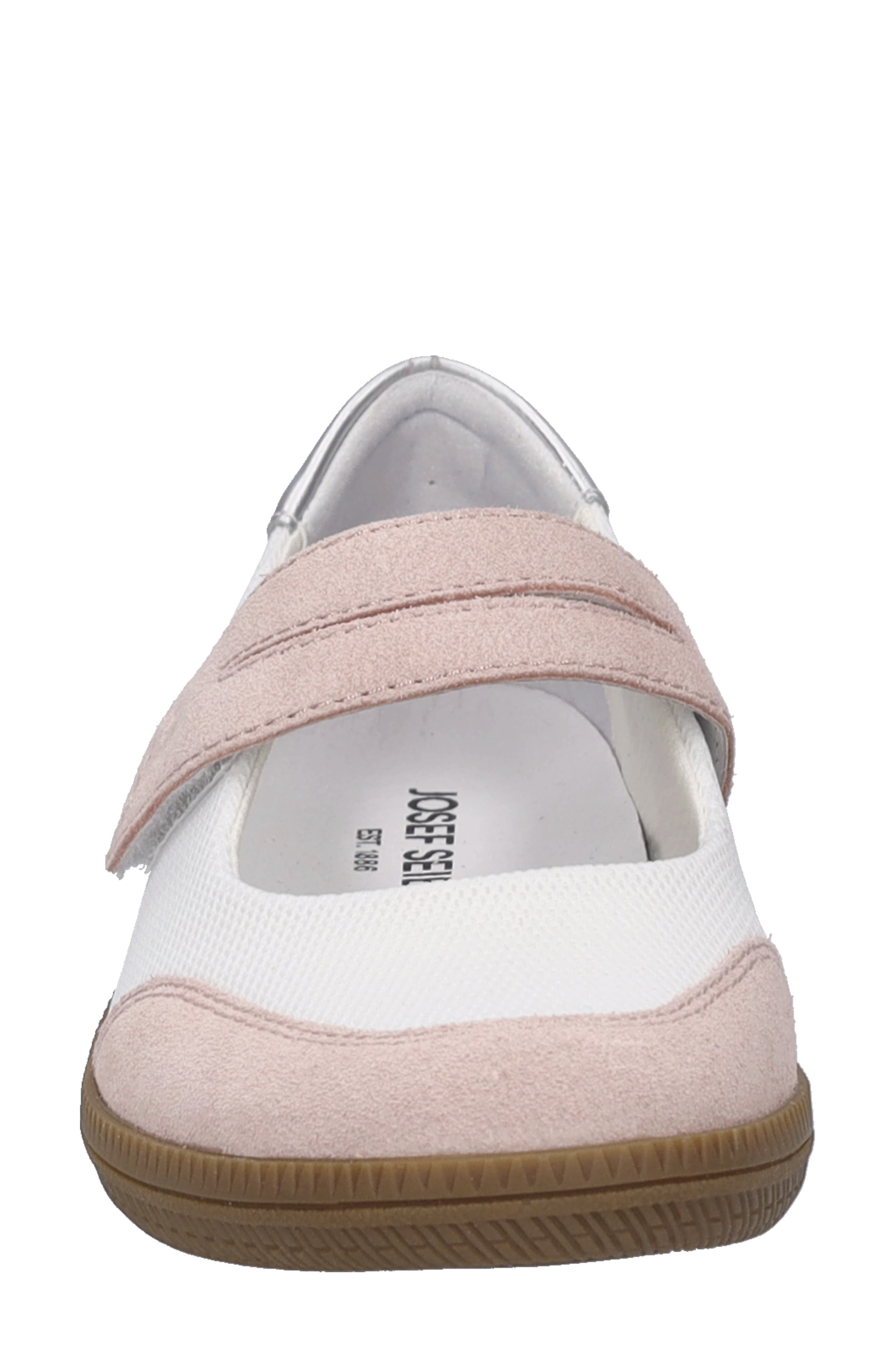 Jolene Mixed Media Mary Jane Sneaker, Alternate, color, PINK SUEDE