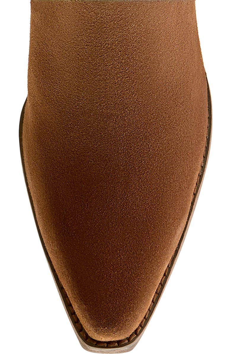 Ariat Bradley Western Chelsea Boot, Alternate, color, Cafe Suede/ Desert Snake Print