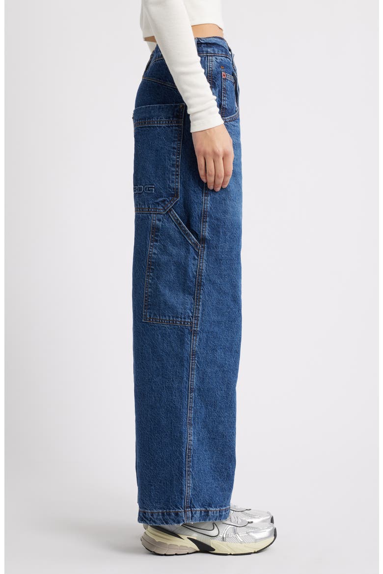 Niko Skate Wide Leg Jeans, Alternate, color, MID VINTAGE