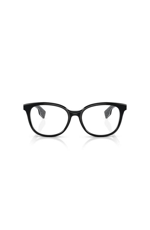 Burberry 51mm Square Optical Glasses In Black