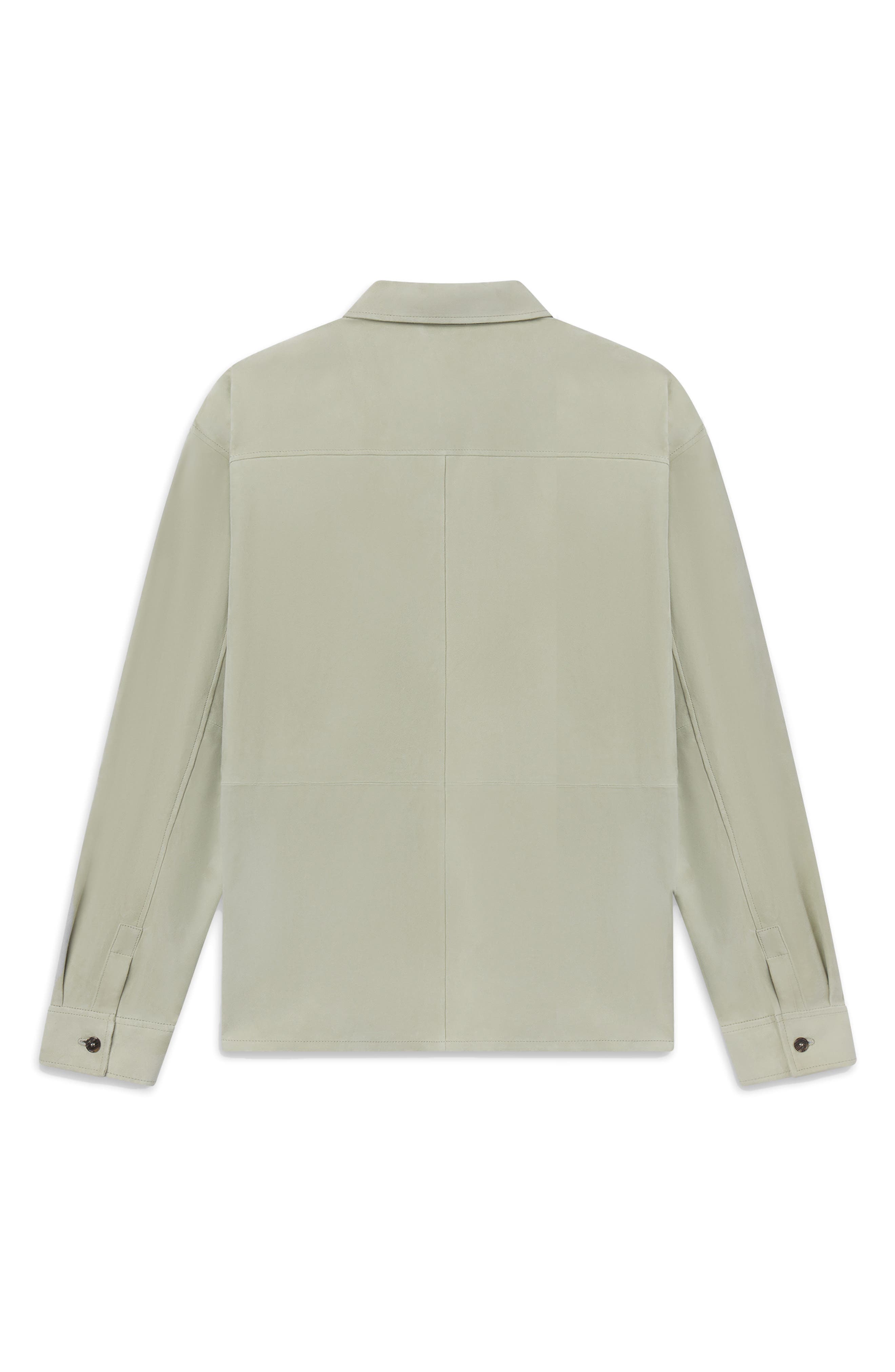 FRAME Suede Button-Up Shirt (Men) | Nordstrom