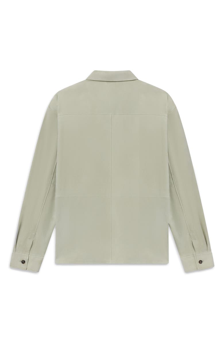 FRAME Suede Button-Up Shirt, Alternate, color, 