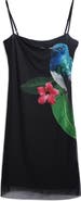 Desigual Stretch Mesh Cover-Up Minidress