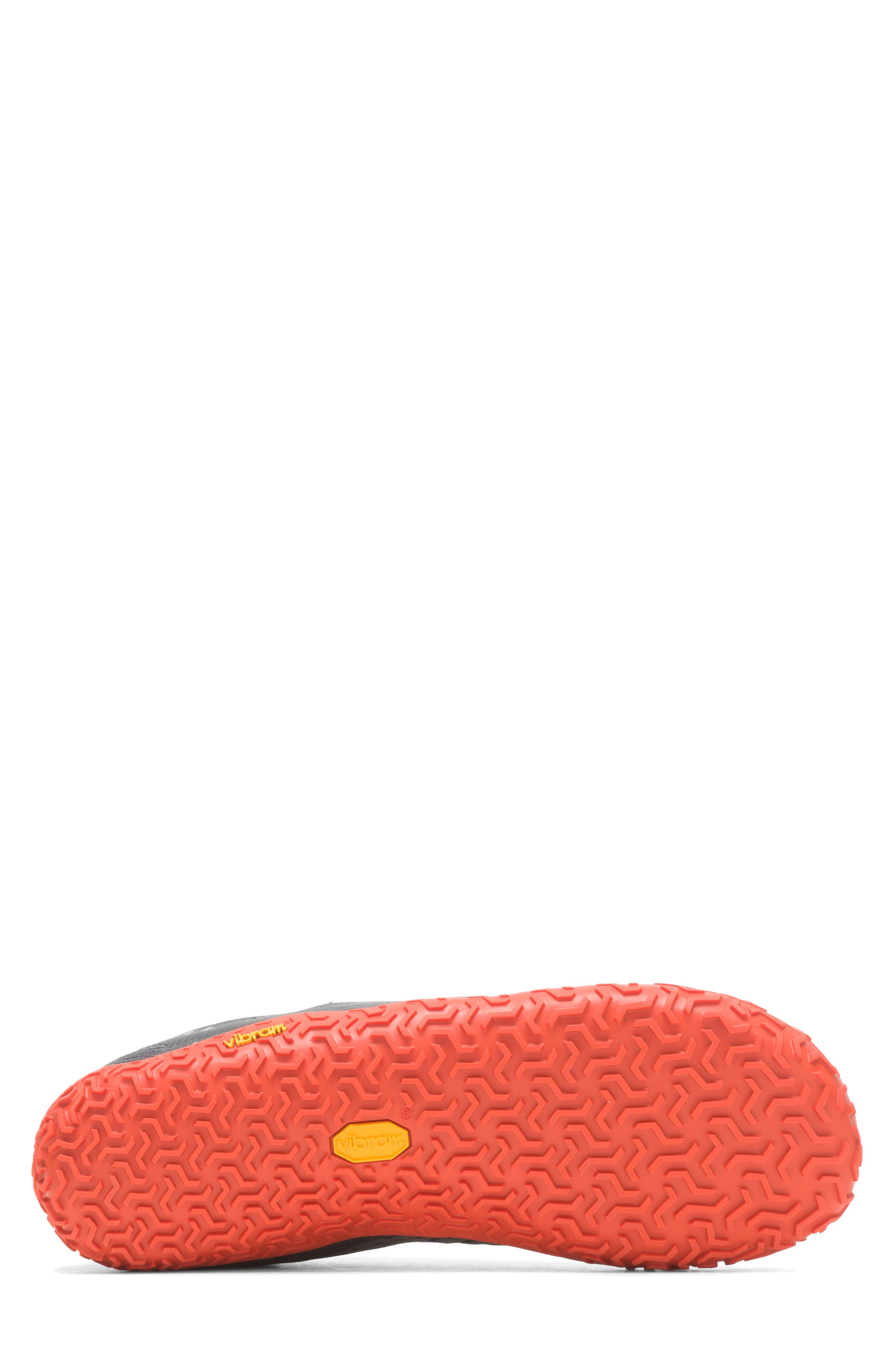 Merrell Vapor Glove 6 Trail Running Shoe, Alternate, color, Granite/ Tangerine