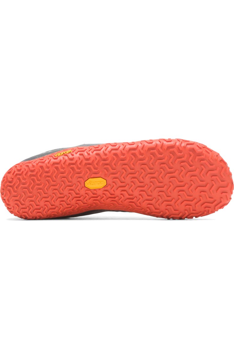 Merrell Vapor Glove 6 Trail Running Shoe, Alternate, color, Granite/ Tangerine