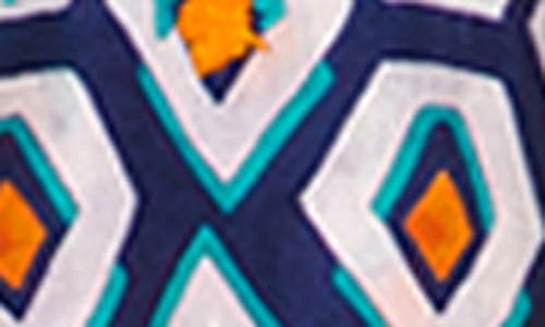 Vismaya Woven Wool Fringe Scarf In Blue