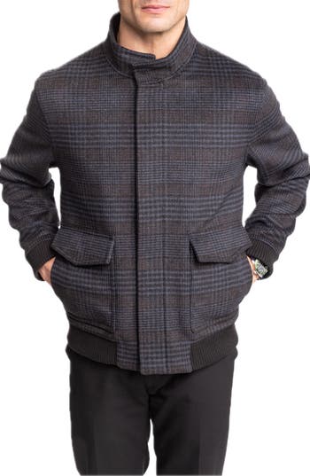 Hart Schaffner Marx Genesee Plaid Jacket In Gray