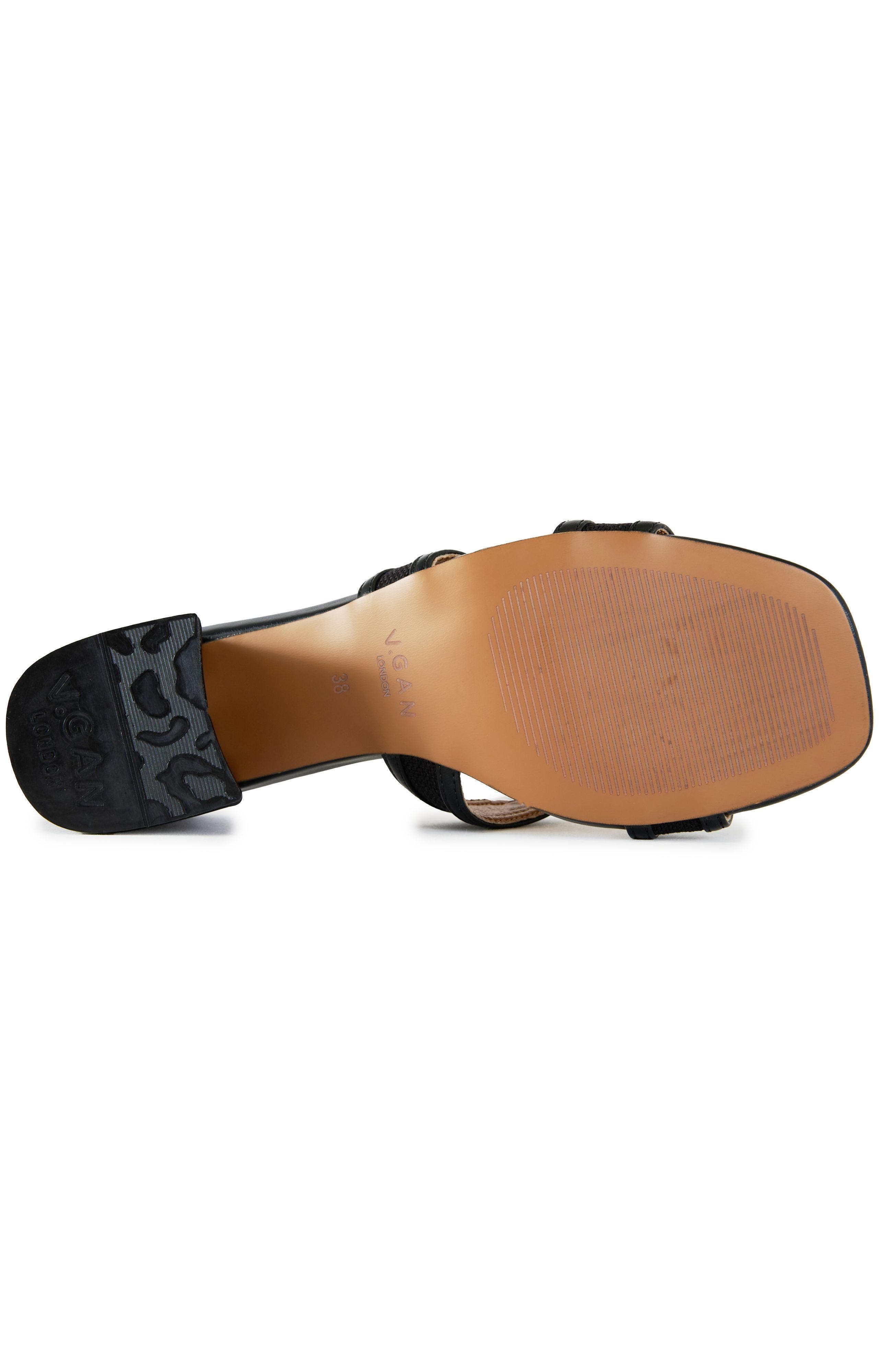 Bok Slip On Heeled Sandals, Alternate, color, Black