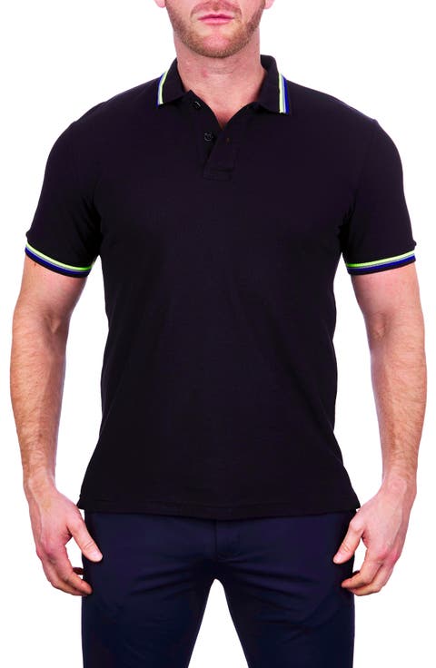 MozartTip Black Piqué Polo