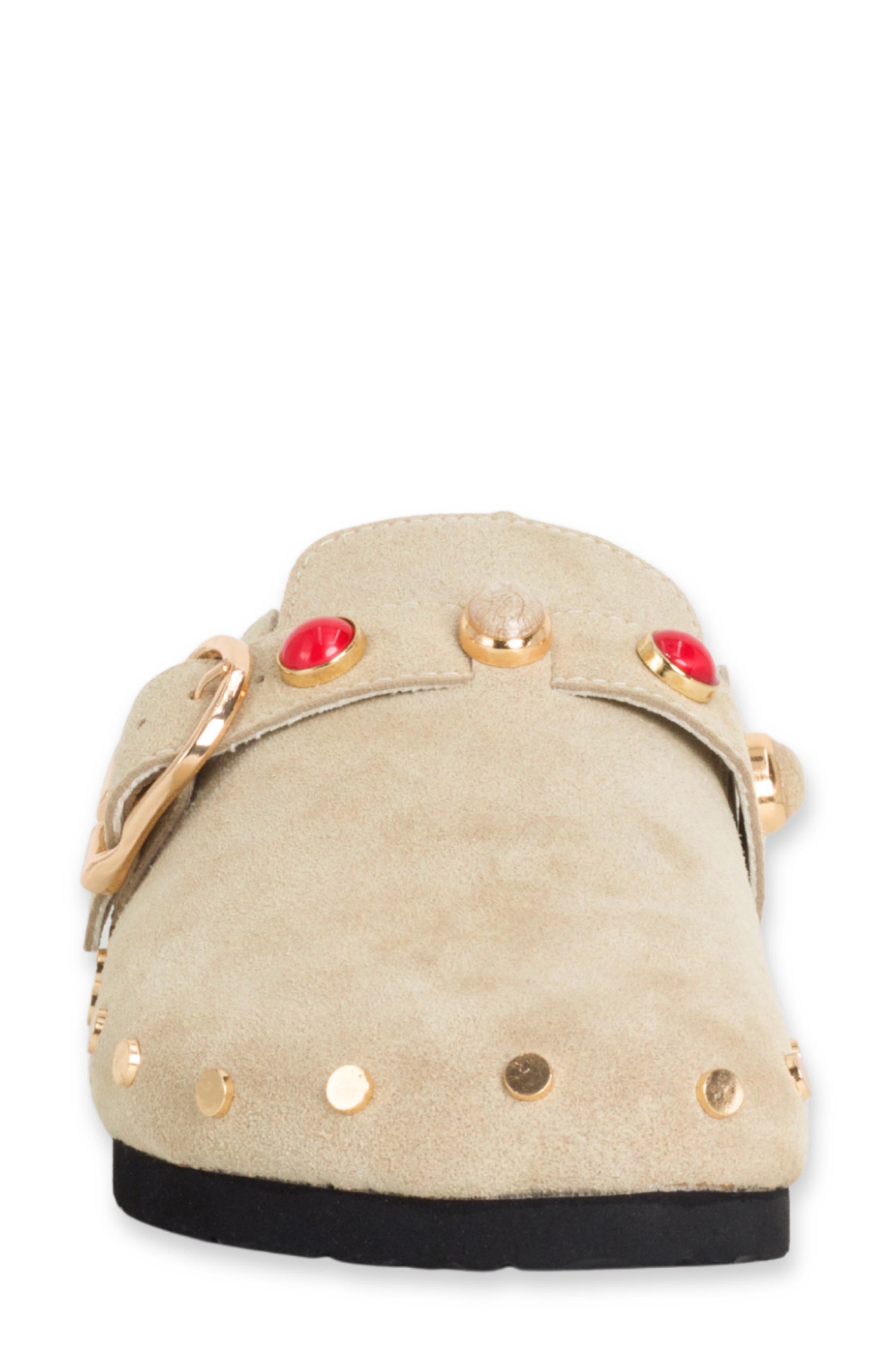 Tina Clog, Alternate, color, BEIGE SUEDE