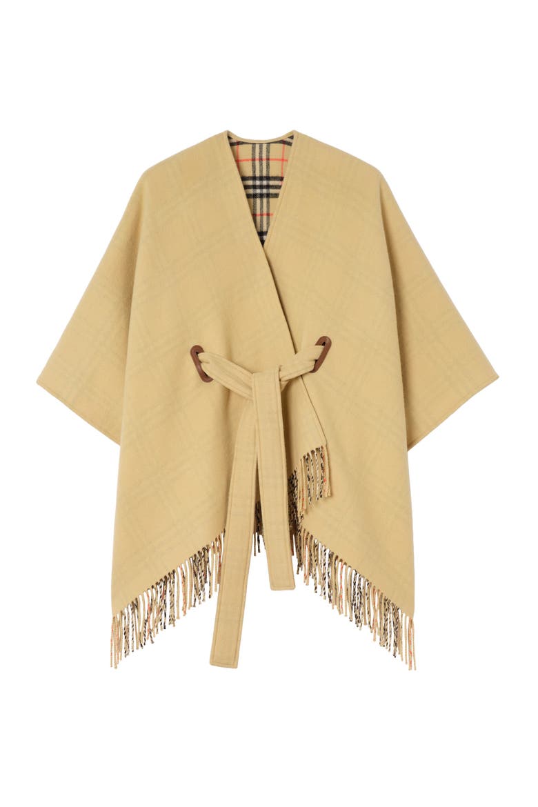 Wool Tay Cape, Main, color, Sand beige