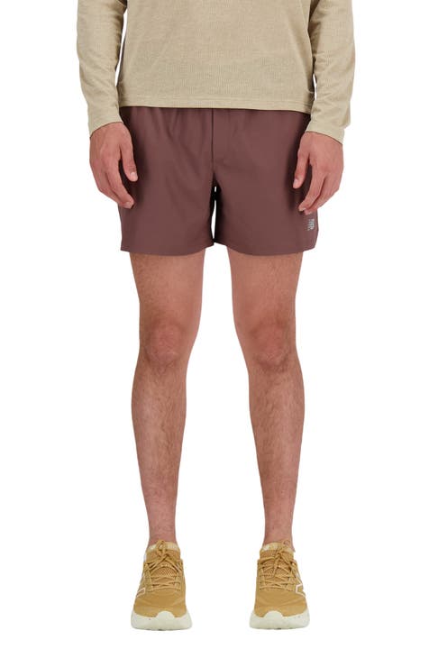 Brown running shorts fashion